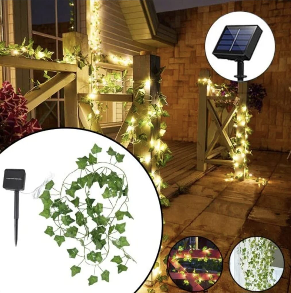 Instalatie solara tip iedera, frunze artificiale
