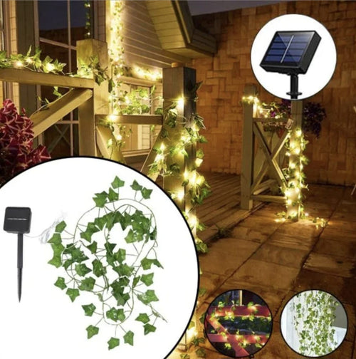 Instalatie solara tip iedera, frunze artificiale