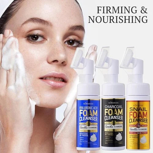 Pachet Promo 1+1 GRATIS - Spuma de curatare faciala cu Perie de Silicon, 150ml